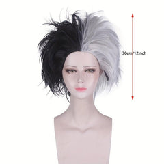 Short Straight Synthetic Wig for Halloween Cosplay Party