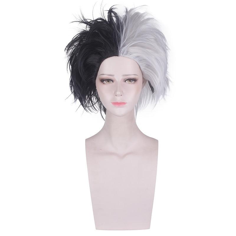 Short Straight Synthetic Wig for Halloween Cosplay Party