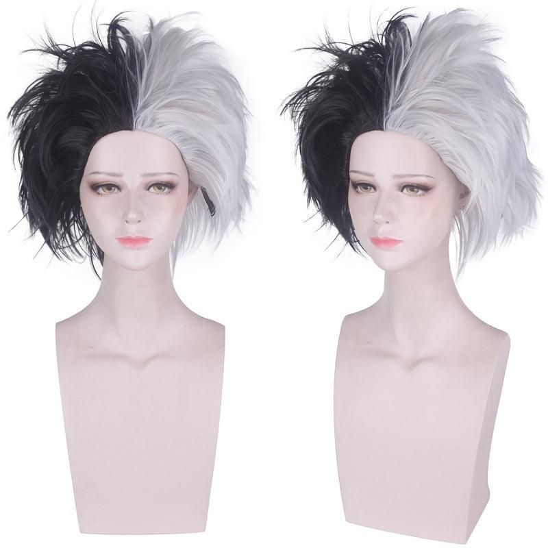 Short Straight Synthetic Wig for Halloween Cosplay Party