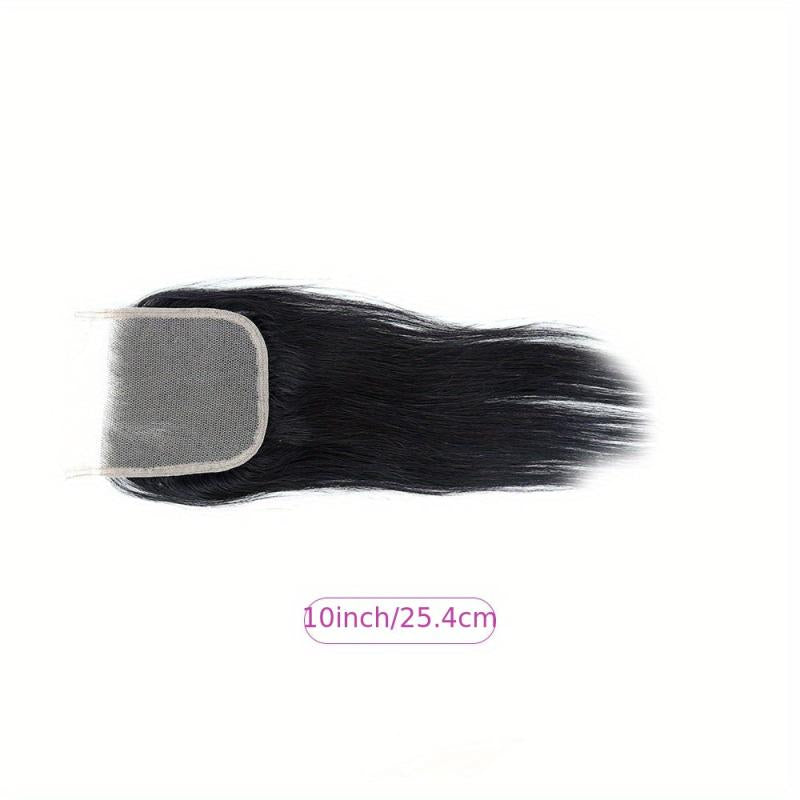 Virgin Human Hair Lace Closure 4x4 - Straight Hair Weave