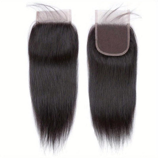 Virgin Human Hair Lace Closure 4x4 - Straight Hair Weave