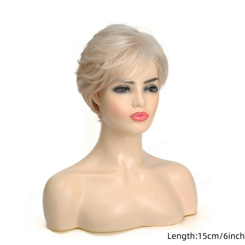 Short Pixie Cut Wig Hair Short Wigs For Women Synthetic 613 Short Pixie Bob Wig