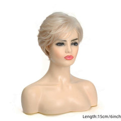 Short Pixie Cut Wig Hair Short Wigs For Women Synthetic 613 Short Pixie Bob Wig