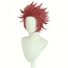 Spiky Dark Pink Anime Cosplay Wig + Wig Cap