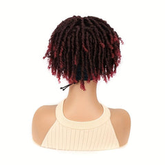 Short Ombre Faux Locs Crochet Hair Headband Wig