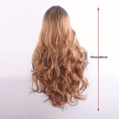 Long Curly Wavy Wig Synthetic Wig Heat Resistant Natural Look
