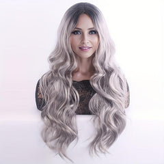 Long Curly Wavy Wig Synthetic Wig Heat Resistant Natural Look
