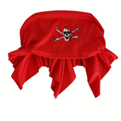 Pirate Wig Head Scarf Necklace Eye Patch Curly Anime Cosplay Wig