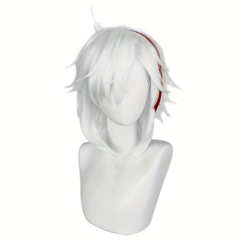 Short Spiky Layered Anime Cosplay Wig + Wig Cap