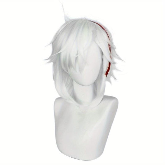 Short Spiky Layered Anime Cosplay Wig + Wig Cap