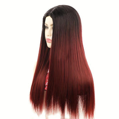 Long Straight Ombre Full Wig Synthetic Women's Party Hair Wigs