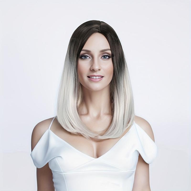 Medium Long Straight Wig Synthetic Wig For Halloween Cosplay Party