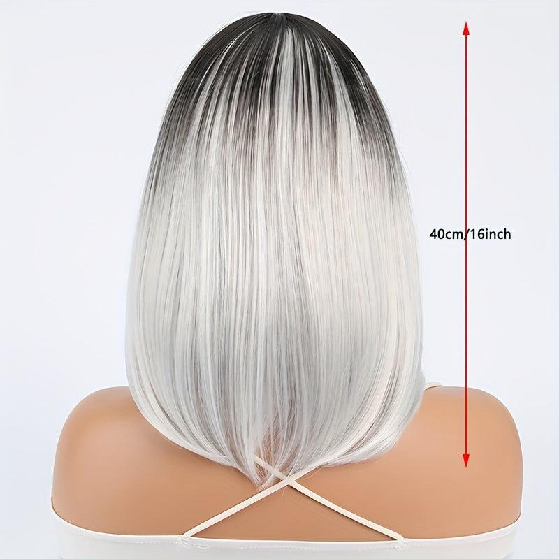 Medium Long Straight Wig Synthetic Wig For Halloween Cosplay Party