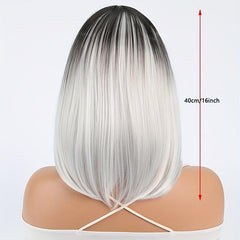Medium Long Straight Wig Synthetic Wig For Halloween Cosplay Party