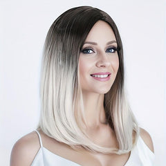 Medium Long Straight Wig Synthetic Wig For Halloween Cosplay Party