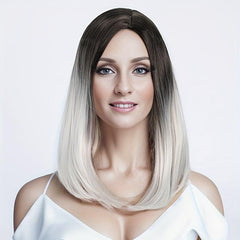 Medium Long Straight Wig Synthetic Wig For Halloween Cosplay Party