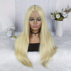 Blonde Lace Front Wig 13x4x1 Synthetic Hair 613 Lace Front Wig Human Hair