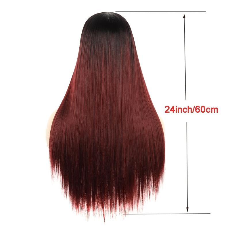 Straight Long Wig For Women 60 Wigs Middle Part Cosplay Wig Halloween Party