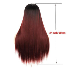 Straight Long Wig For Women 60 Wigs Middle Part Cosplay Wig Halloween Party