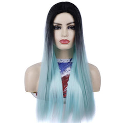 Straight Long Wig For Women 60 Wigs Middle Part Cosplay Wig Halloween Party