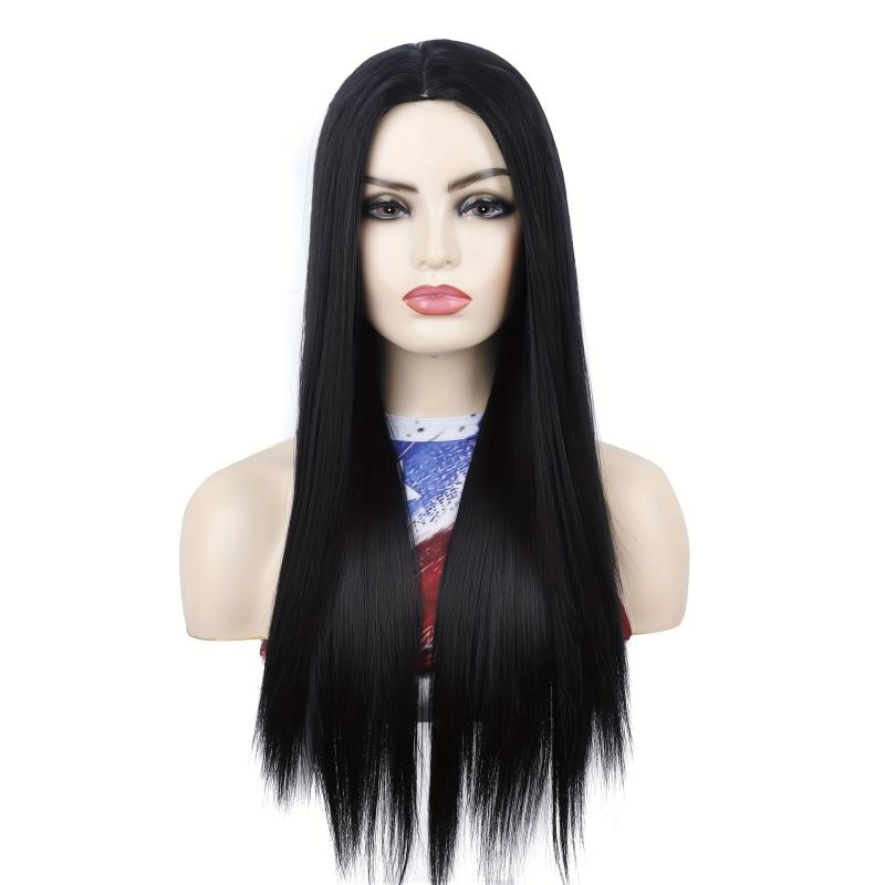 Straight Long Wig For Women 60 Wigs Middle Part Cosplay Wig Halloween Party