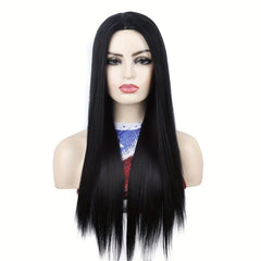 Straight Long Wig For Women 60 Wigs Middle Part Cosplay Wig Halloween Party