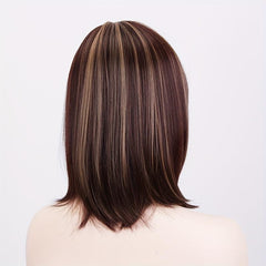 Short Straight Bob Cut Wig Synthetic Wig Beginners Friendly Heat Resistant