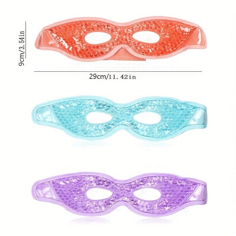 Reusable Ice Eye Mask Gel Bead Cooling Eye Mask for Puffiness Dark Circles