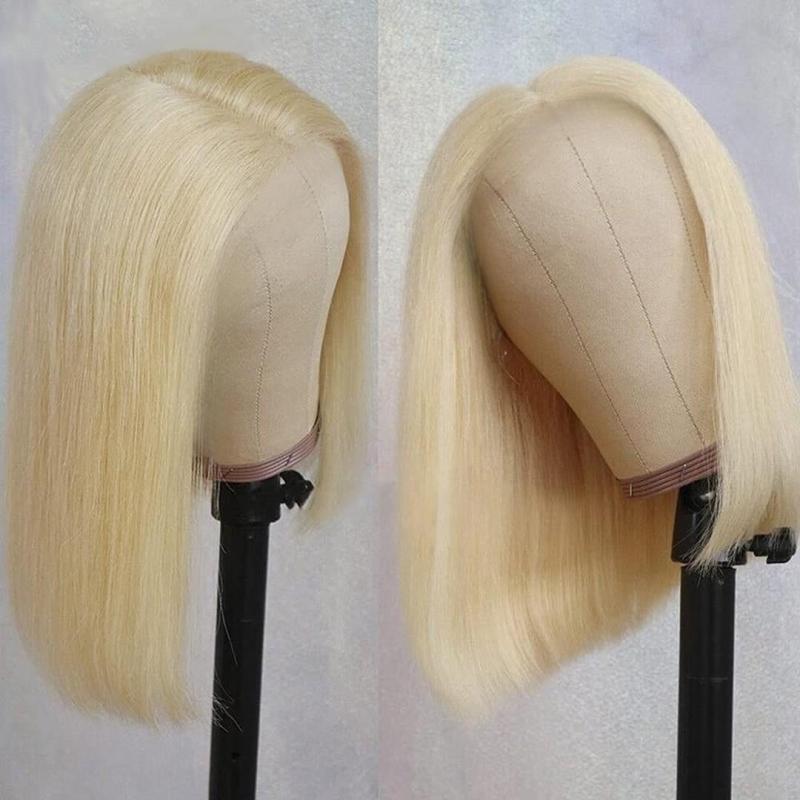 Straight Bob Wig Hair Glueless Bob Wig With Baby Hair Natural Look