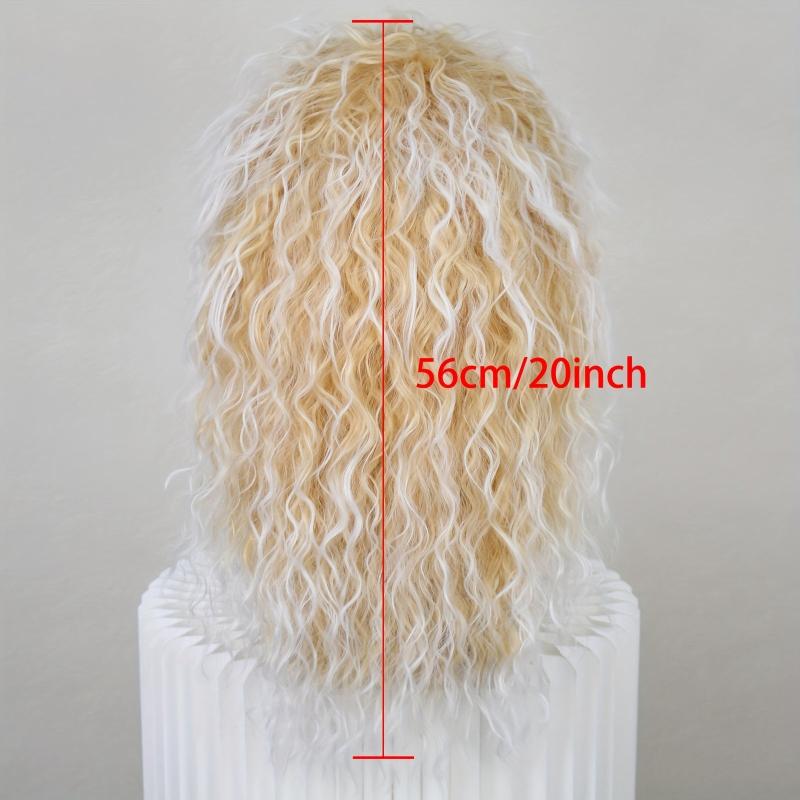Brown Mixed Wavy Synthetic Cosplay Wig For Party Halloween