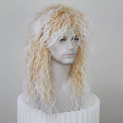 Brown Mixed Wavy Synthetic Cosplay Wig For Party Halloween
