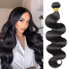 100% Human Hair Body Wave Bundles - Natural Hair Extensions