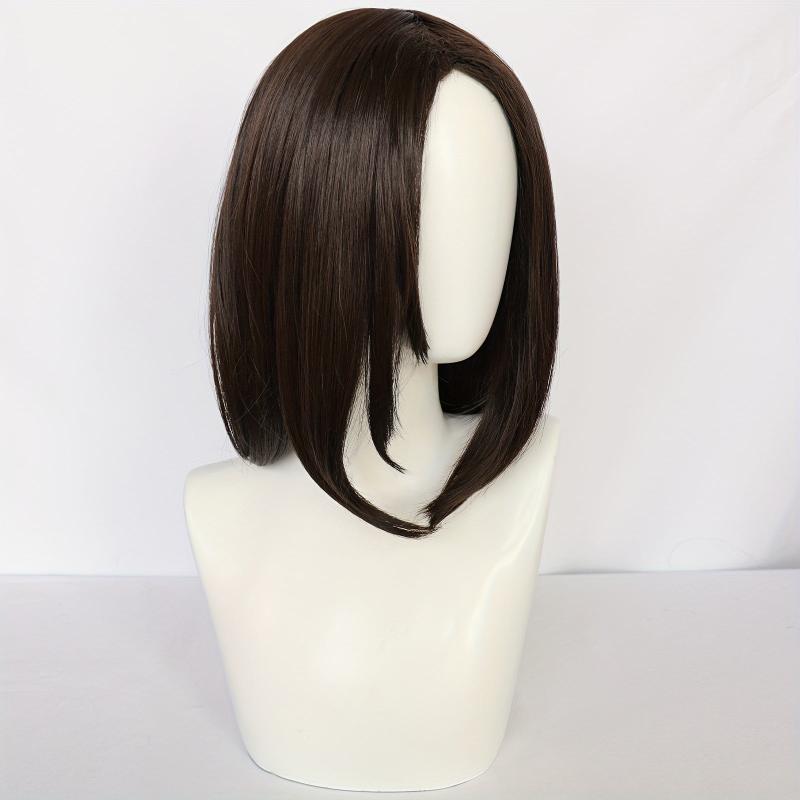 Layered Medium Long Straight Bob Cut Wig Synthetic Wig Heat Resistant