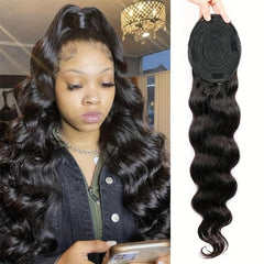 Body Wave Drawstring Ponytail Extensions 20-32-71-12 cm