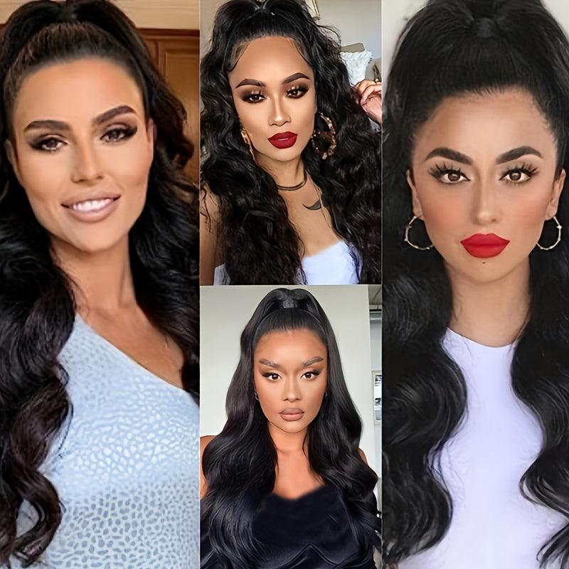 Body Wave Drawstring Ponytail Extensions 20-32-71-12 cm