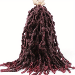 Butterfly Locks Braids Hair Pieces Synthetic Crochet Hair Extensions