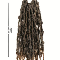 Butterfly Locks Braids Hair Pieces Synthetic Crochet Hair Extensions