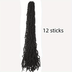 Butterfly Locks Braids Hair Pieces Synthetic Crochet Hair Extensions