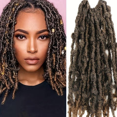 Butterfly Locks Braids Hair Pieces Synthetic Crochet Hair Extensions