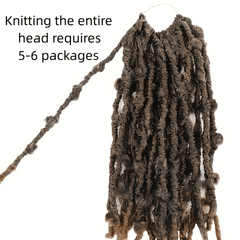 Butterfly Locks Braids Hair Pieces Synthetic Crochet Hair Extensions