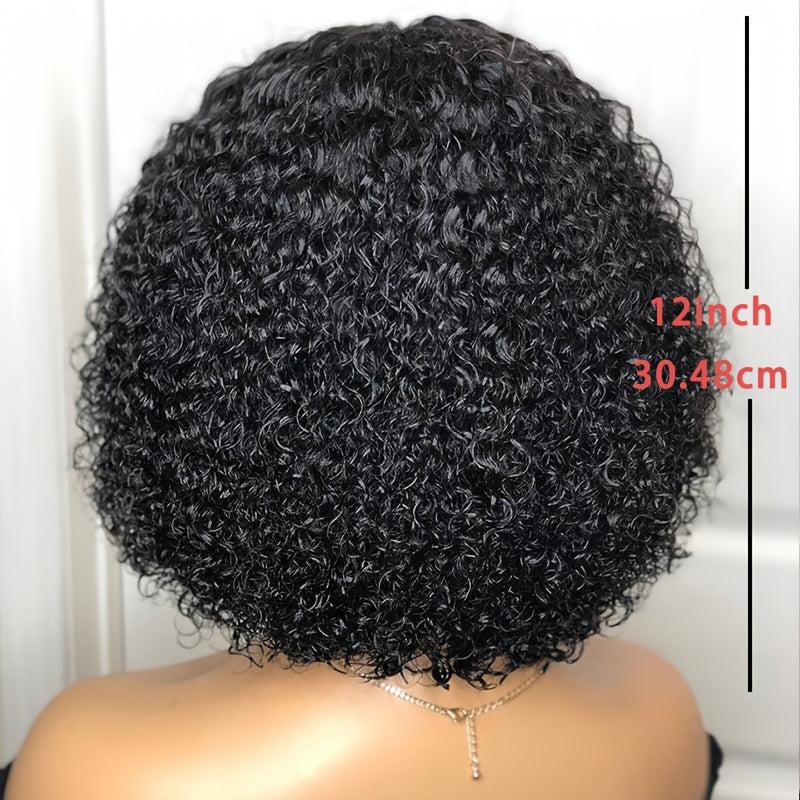 Fluffy African Short Curly Hair Synthetic Wig