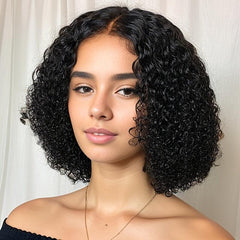 Fluffy African Short Curly Hair Synthetic Wig