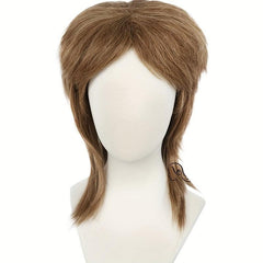 Short Curly Bob Cut Wig Pixie Cut Wig With Bangs Mullet Wig