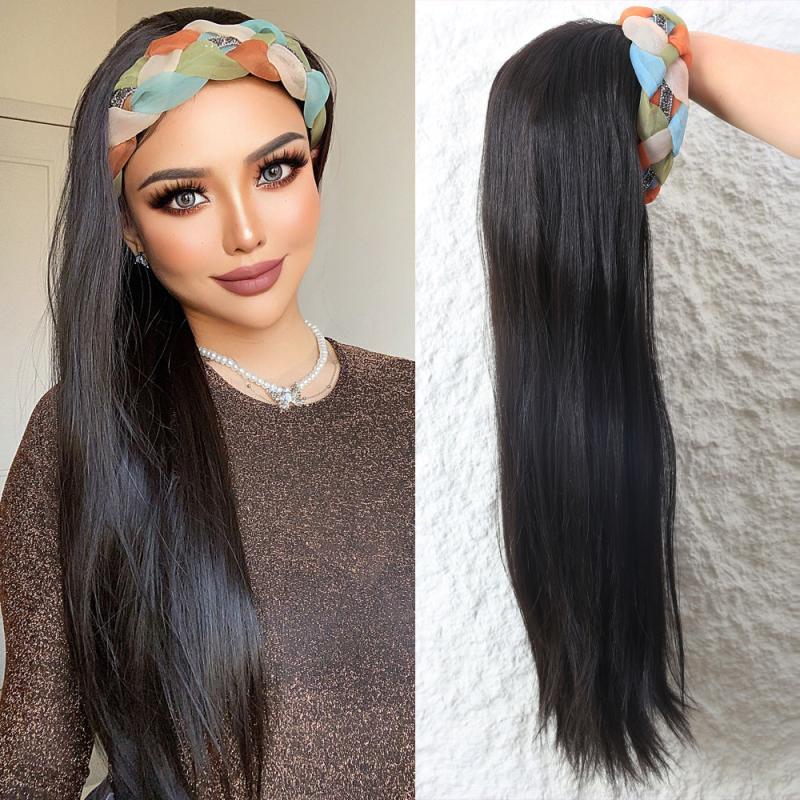Brown Headband Wig Synthetic Headband Wigs For Women