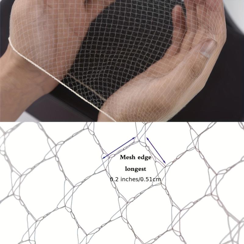 200pcs Smilco Hair Nets 8cm Elastic Mesh Wig Nets