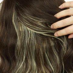 Machine Highlight Wavy Wig
