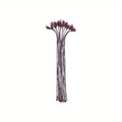 Human Hair Dreadlock Braids With Fluffy Ends Hair Pieces