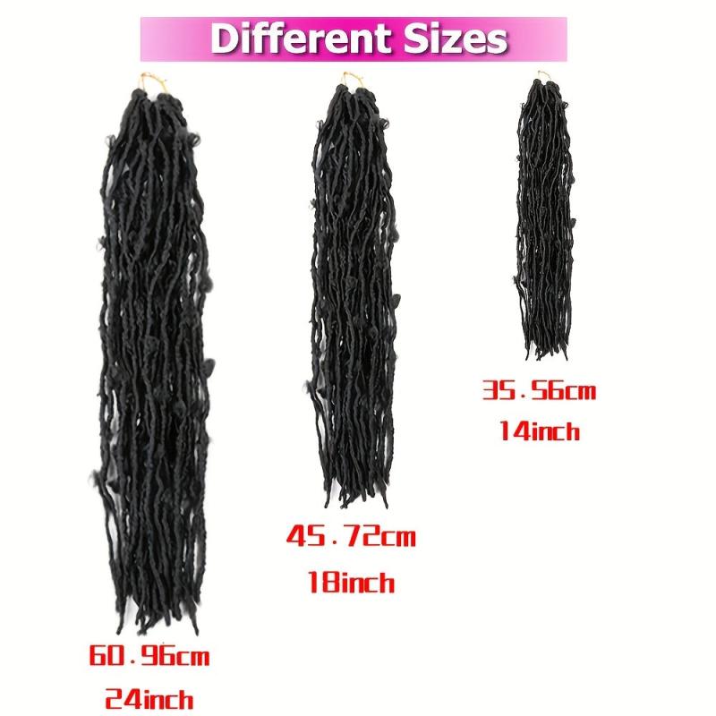 6pack 45 Butterfly Locs Crochet Hair Extensions