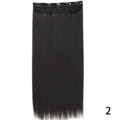 5 Clips Long Straight Hair Extensions Easy to Use