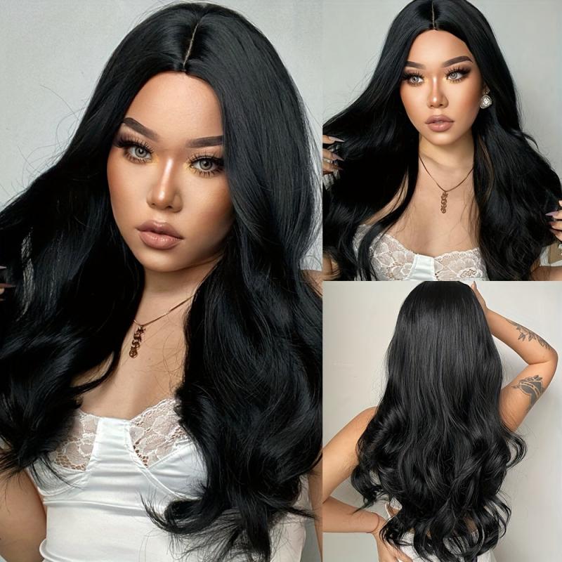 71 12 Cm Synthetic Wig Women's Wig Gradient Brown Stunk Striped Wig